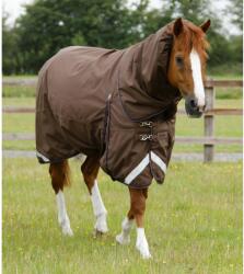Premier Equine Vízálló kültéri lószőnyeg nyakvédővel Premier Equine Bu 160 CM barna