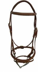 DASLÖ Steppelt kantár rozsdamentes acél csatokkal Daslö póni barna