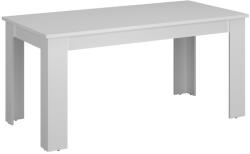 TEMPO KONDELA Széthúzható ÉtKerekezőasztal, Fehér, 160-210x90 cm, Erodin
