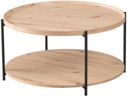 TEMPO KONDELA Dohánytóasztal, Artisan Tölgy/Fekete, Lapis - fizz