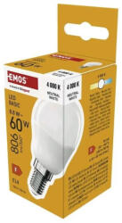EMOS Classic LED-izzó LED Globe 8.8W (60W) E14 NW 806lm 4000K