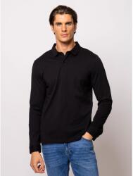 Heavy Tools Férfi galléros hosszúujjú póló CADET S fekete