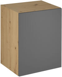 Tempo Felső Szekrény, Artisan Tölgy/Szürke Matt, Univerzális, Langen G60G