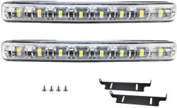 8LED-es nappali menetfény - E jeles - ON/OFF funkció - párban