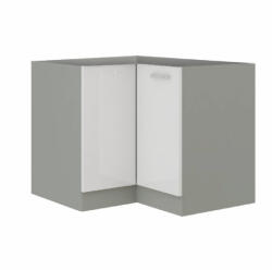 Tempo Alsó Sarokszekrény, Fehér Magas Fényű Fehér, Prado 90/90 Dn Zb