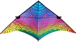 HQ Delta Illusion 4m egykötéles kite 106425 Szivárvány 410 x 195 cm