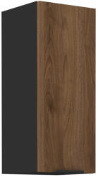 Tempo Felső Szekrény, Okapi Dió/Fekete, Menzo 30 G-72 1F