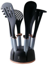 Berlinger Haus Moonlight Collection 7 részes nylon konyhai eszköz készlet állvánnyal (BH-6242)