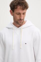 Tommy Hilfiger felső fehér, férfi, sima, kapucnis, MW0MW37230 - fehér L