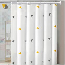 ROMPROFIX Zuhanyfüggöny 70g / 180x200cm - Háromszög-mintás (46527r)