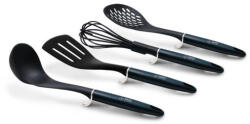 Berlinger Haus Metallic Aquamarine Line 4 részes nylon konyhai eszköz készlet, sötétkék/fekete (BH-6238)
