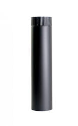  Füstcső 1000 mm fekete fi 120 mm 0, 6mm falvastagság (13655) (PE-7040)