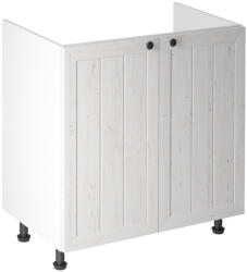 Tempo Alsó Mosogatószekrény D80Z, Fehér/Sosna Andersen, Provance