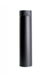  Füstcső 500 mm fekete fi 150 mm 0, 6mm falvastagság (13673) (PE-7041)