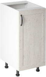 Tempo Alsószekrény, Fehér/Sosna Északi, Jobbos, Royal D40