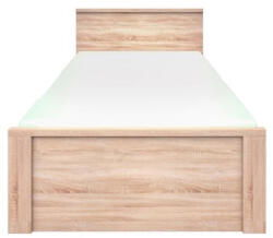 TEMPO KONDELA Ágy 120, Sonoma Tölgy, Topty Typ 43 - fizz