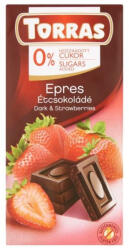 TORRAS gluténmentes, cukormentes étcsokoládé - eper 75g