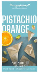 Bio Benjamin Benjamissimo bio vegán csokoládé pisztáciás tahinivel és narancsolajjal, hozzáadott cukor nélkül édesítőszerrel 60g