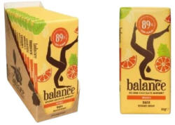 Balance csoki Balance étcsokoládé tábla narancs ízesítéssel 100g