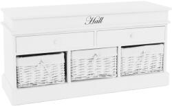 TEMPO KONDELA Lóca Rakodótérrel, Fehér, Blanco Sy1232