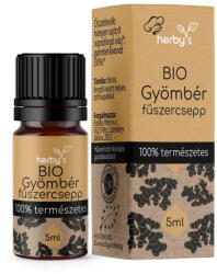 Herby's bio gyömbér fűszercsepp 5ml - herbaline