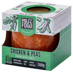 POLCZ adalékmentes zöldborsós csirke rizzsel készétel 350g