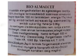 Alce Nero bio szűrt almaecet 500ml
