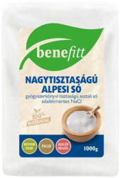 Benefitt nagytisztaságú alpesi só 1000g - herbaline