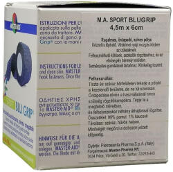 Master-Aid Sport Blugrip öntapadós 4, 5m x 6cm pólya 1db