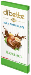 Diabette Choco töltött tejcsokoládé - mogyoró 80g