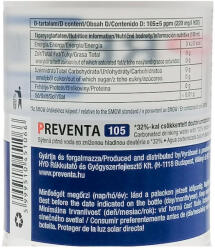 Preventa 105 csökkentett deutériumtartalmú szénsavas ivóvíz 1500ml