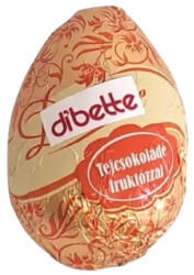 DIBETTE tejcsokoládé tojás fruktózzal 20g