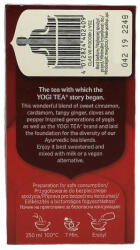 YOGI TEA klasszikus bio filteres tea fahéjjal (17x2, 2g) 17db