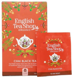 English Tea Shop bio chai fekete tea (20x2g) 20db