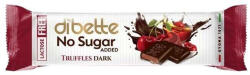 Diabette Choco No Added Sugar laktózmentes konyakmeggyes trüffelkrémmel töltött étcsokoládé édesítőszerrel, eritrittel 25g