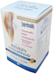 INTERHERB Kollagén Hyaluronsav tabletta - ízület, porc komplex 60db