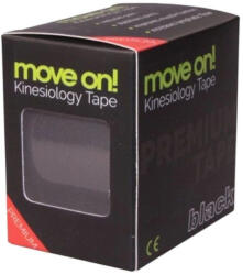 Move On kinesiology tape (5cm x 5m) - fekete 1db