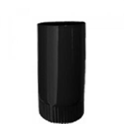  Füstcső 500 mm fekete fi 120 mm 0, 6mm falvastagság (13658) (PE-7039)