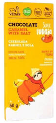 Fudgio Csokoládé sós karamellás bio 50g