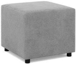 Greensite Zeus Puff, Kordbársony, 50x50, Szürke - fizz - 27 691 Ft