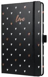 Sigel Naptár, A5, heti, 2026, kemény borító, SIGEL Jolie , Dark love (SIJ6335) - iroda24