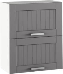 Tempo Felső Szekrény, Sötétszürke/Fehér, Julia Typ 7