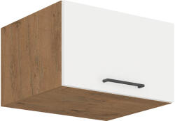 Tempo Felső Szekrény, Lancelot Tölgy/Fehér Extra Magas Fényű HG, Vega 60 NaGU-36 1F