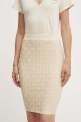 Marciano Guess szoknya MARTI bézs, mini, ceruza fazonú, 4YGD23 5718Z - bézs XS
