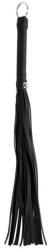 Guilty Pleasure Korbács, Guilty Pleasure, Whip Black, 36-40 cm, fekete, PVC, könnyű, BDSM és fetish szerepjátékokhoz, kezdőknek is ideális