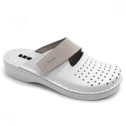 LEON V265 LEON Comfort női bőr klumpa (LEON6333-fehér40)