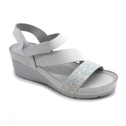 LEON 1120 LEON Comfort női bőr szandál (LEON6523-fehér37)