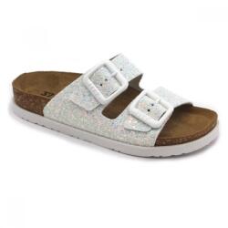 LEON 7011 LEON Comfort női bőr papucs (LEON6497-fehér41)