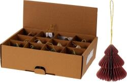  Dísz karácsonyfára, Karácsonyfa, 8 cm, vegyes színek, Sellbox 12 db