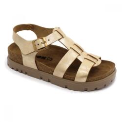 LEON 6300 LEON Comfort női bőr szandál (LEON6467-arany41)